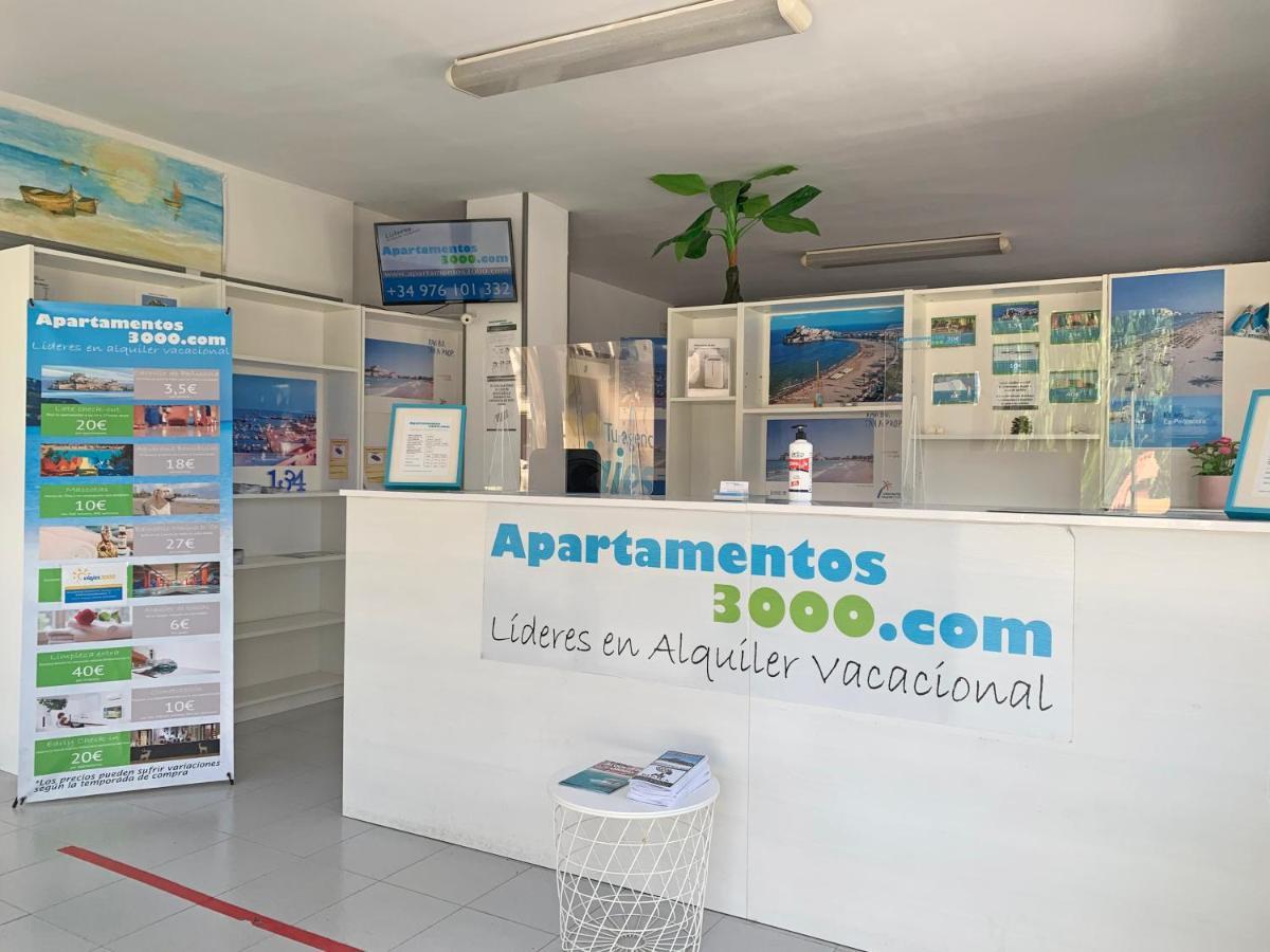Apartamento Papa Luna Primera Linea 3000 Peniscola Bagian luar foto
